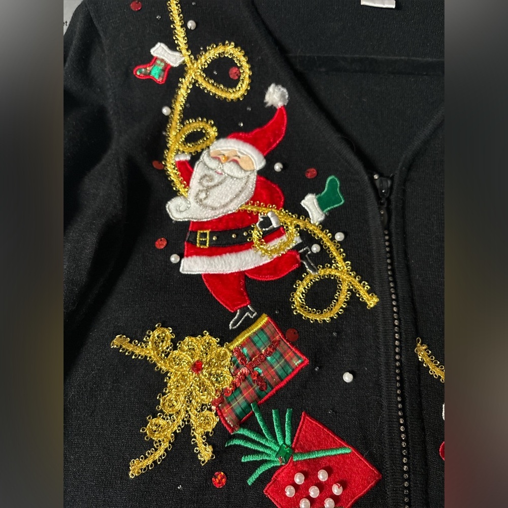 Vintage Jack B Quick Woman’s Christmas Sweater - Picture 4 of 4